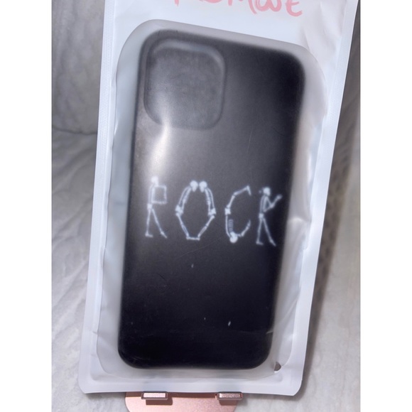 Skeleton Rock Black iPhone 12 Pro Max Case 🖤 - Picture 12 of 17